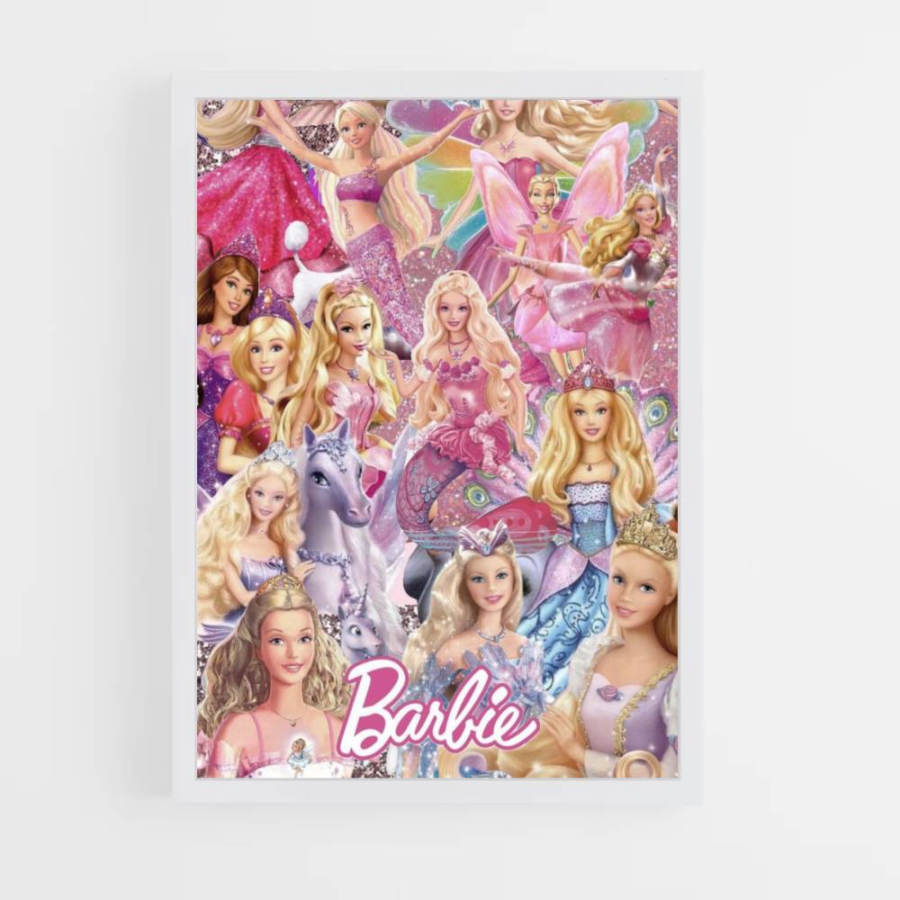 Poster Collage di Barbie