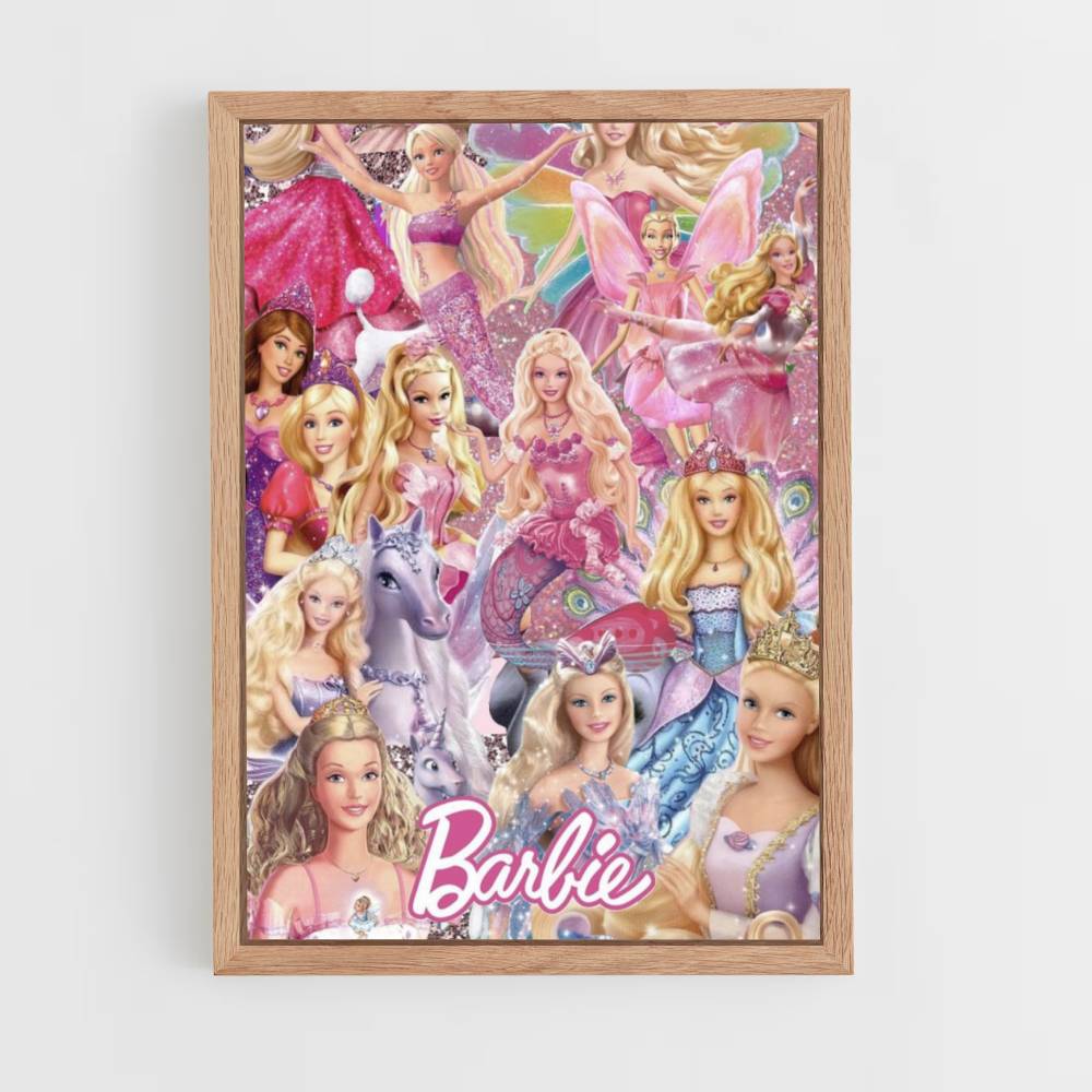 Poster Collage di Barbie