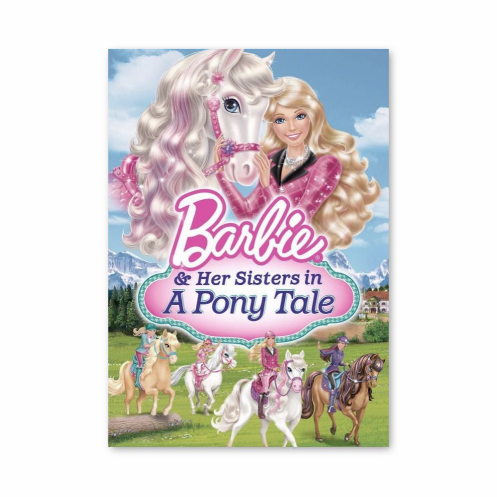 Poster della storia dei pony di Barbie