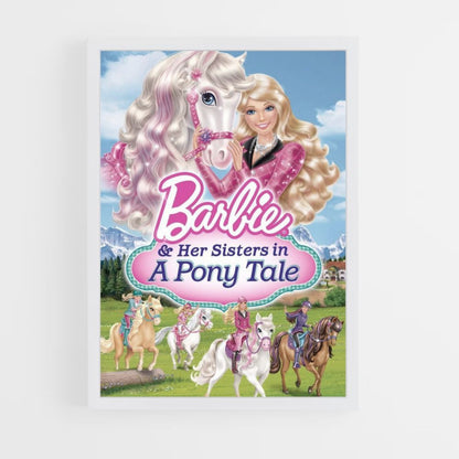 Poster della storia dei pony di Barbie