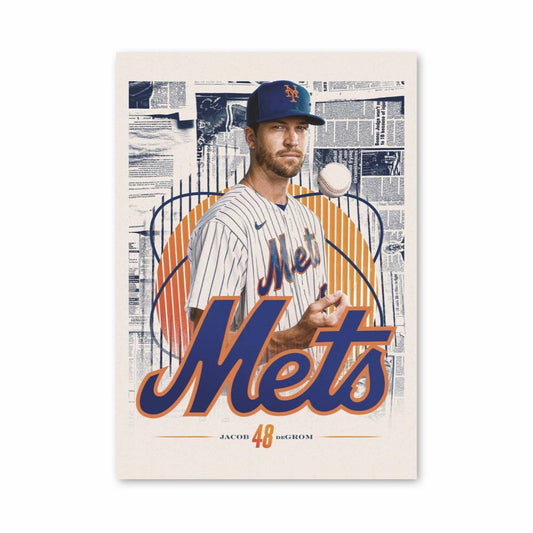 Poster Baseball Mets