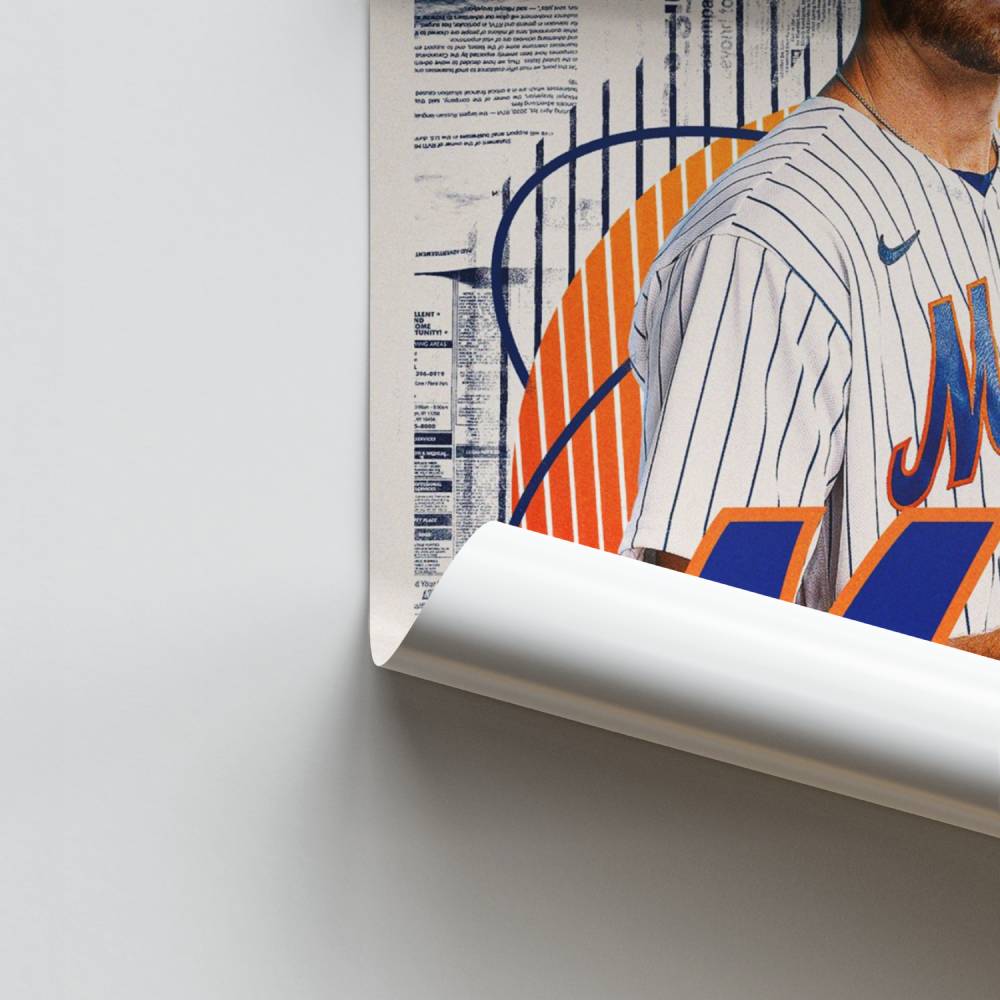 Poster dei Mets di baseball