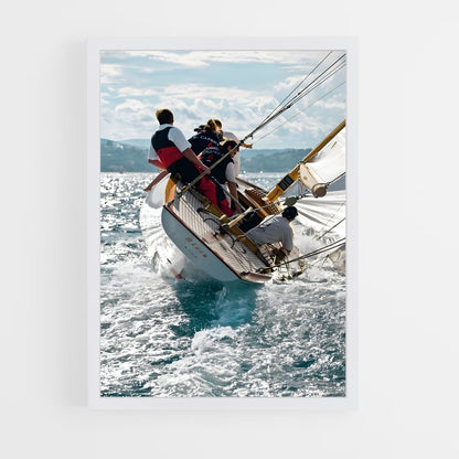 bateaux-10 cadre Blanc