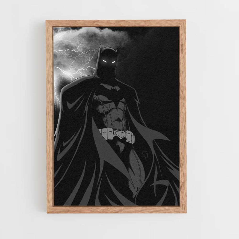 Poster Batman Fulmine