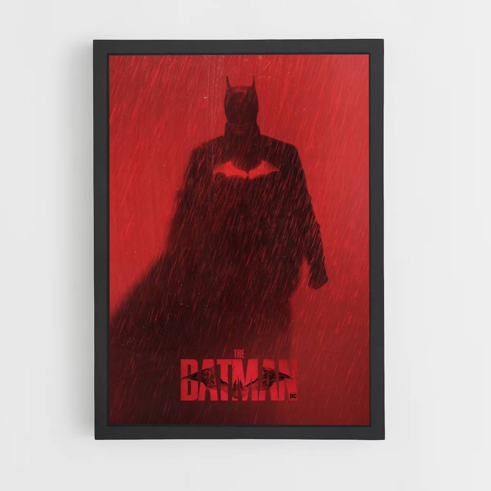 Poster Batman Rosso