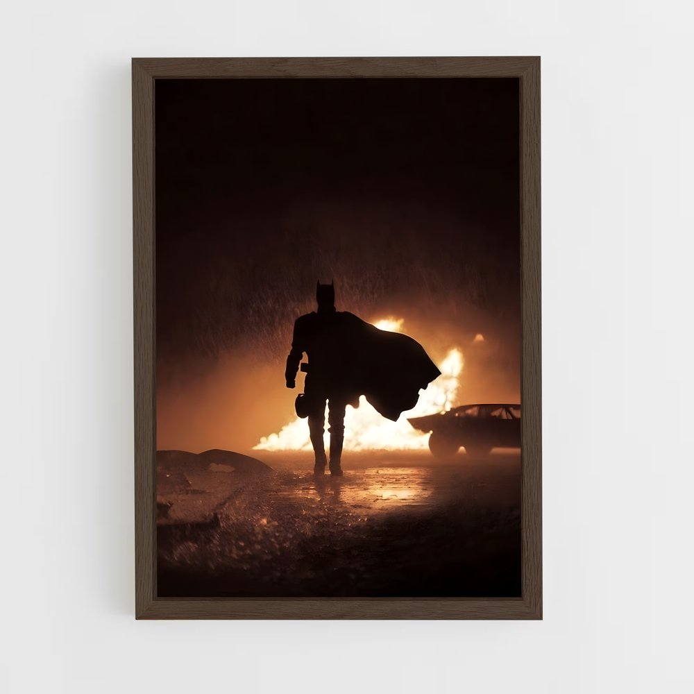 batman-13 cadre Bois foncé