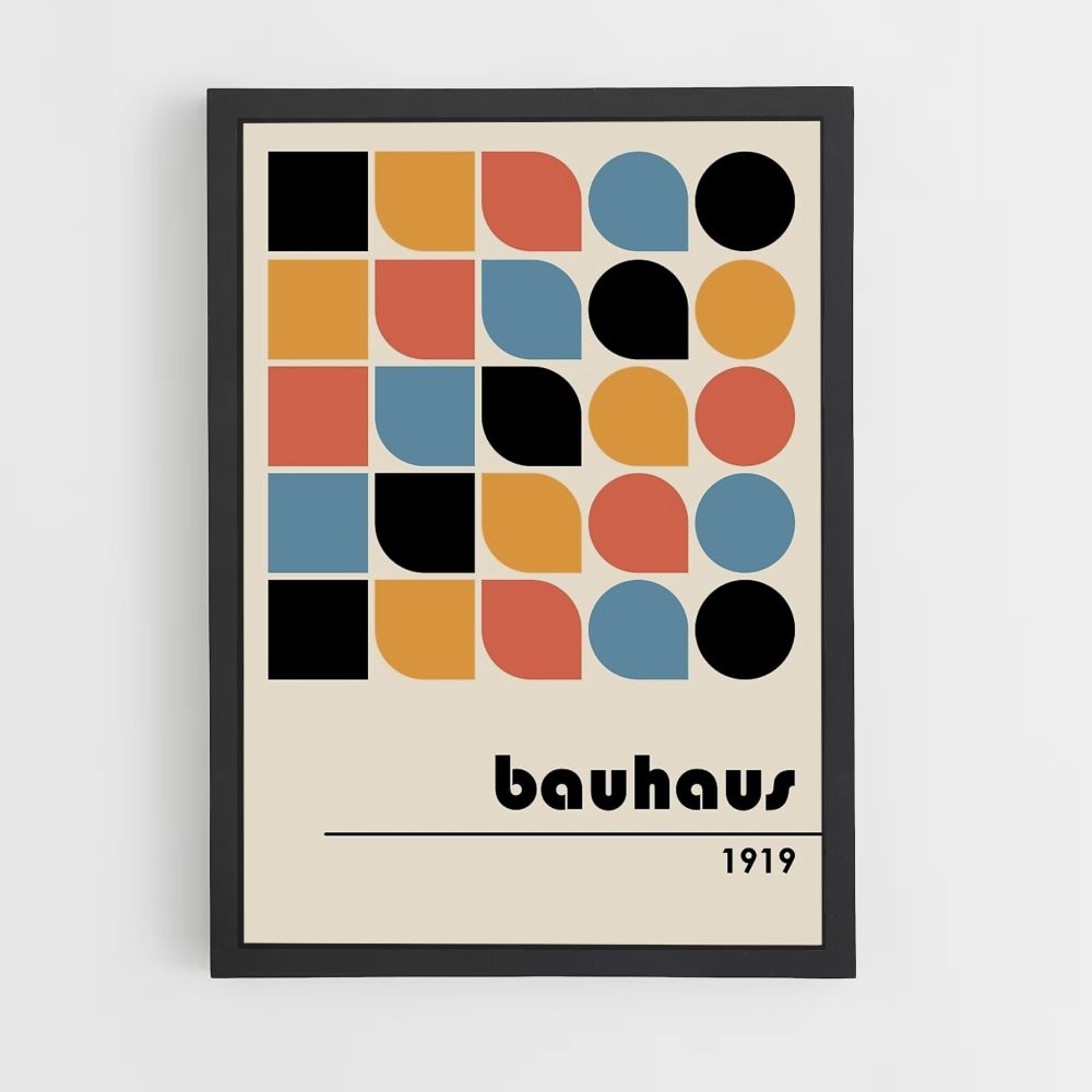 Poster Bauhaus minimalista