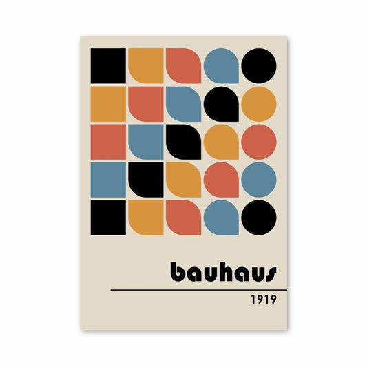 Poster Bauhaus minimalista