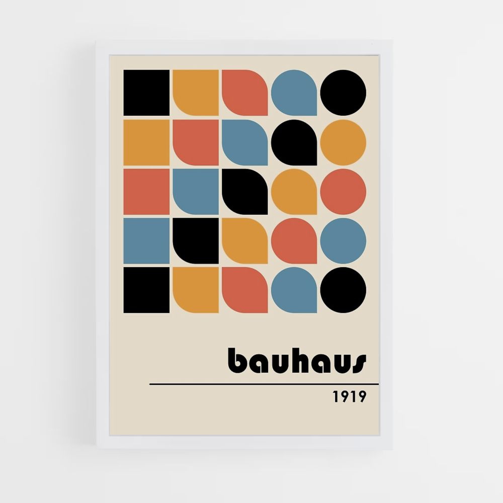 Poster Bauhaus minimalista