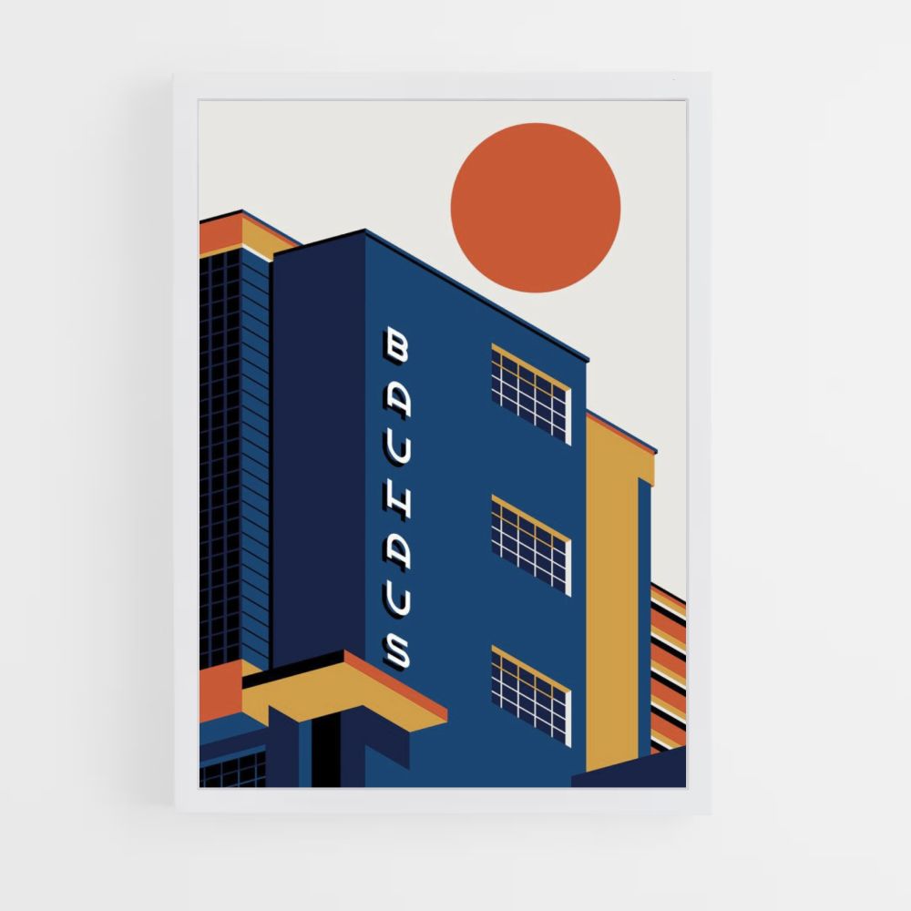 Poster Edificio Bauhaus