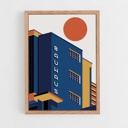 Poster Edificio Bauhaus