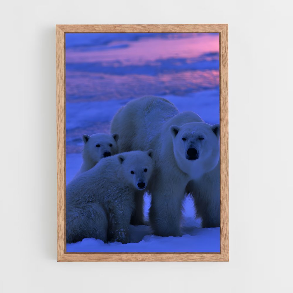 bear-1 cadre Bois clair