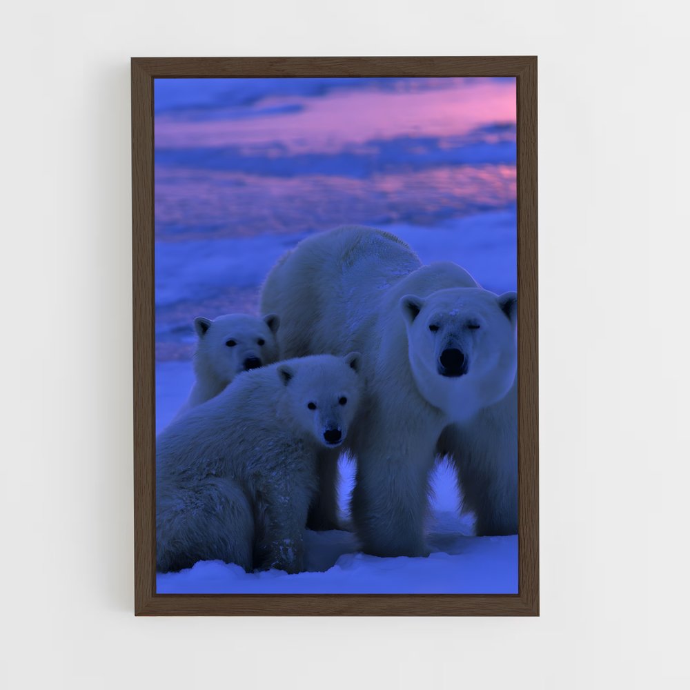 bear-1 cadre Bois foncé