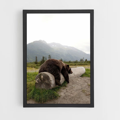 Manifesto dell'orso grizzly