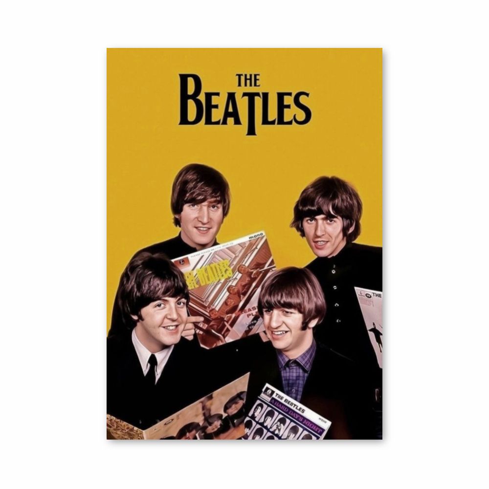 Poster I Beatles Giallo