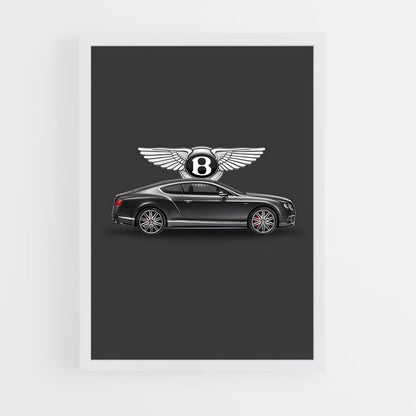 bentley-7 cadre Blanc