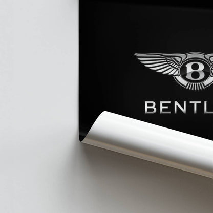 Poster con logo Bentley