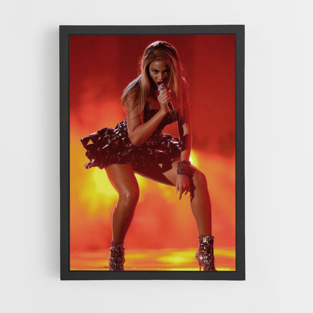 Poster Fuoco Beyoncé