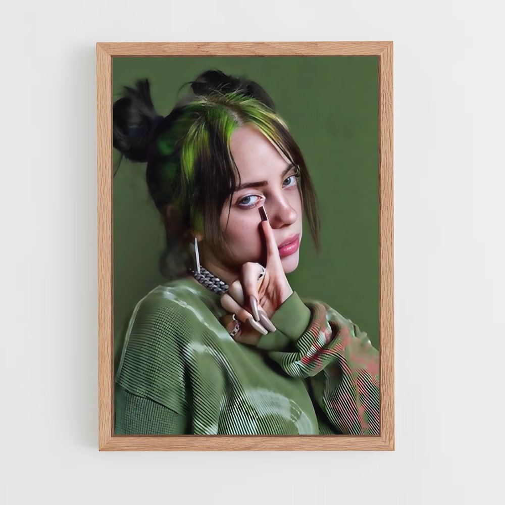 billie-eilish-1 cadre Bois clair