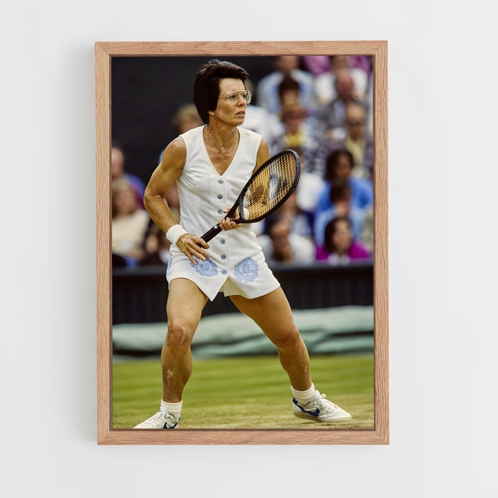 billie-jean-king-2 cadre Bois clair
