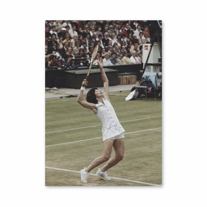 Poster Billie Jean King Tir