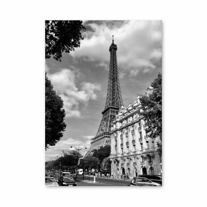 Poster Parigi in bianco e nero