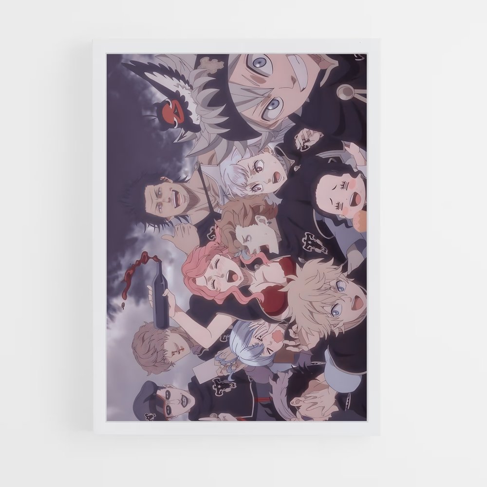 black-clover-13 cadre Blanc