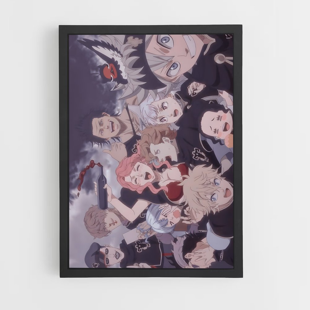 black-clover-13 cadre Noir