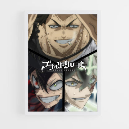 black-clover-6 cadre Blanc