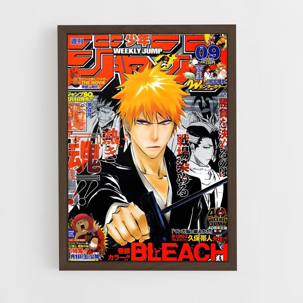 bleach-2 cadre Bois foncé