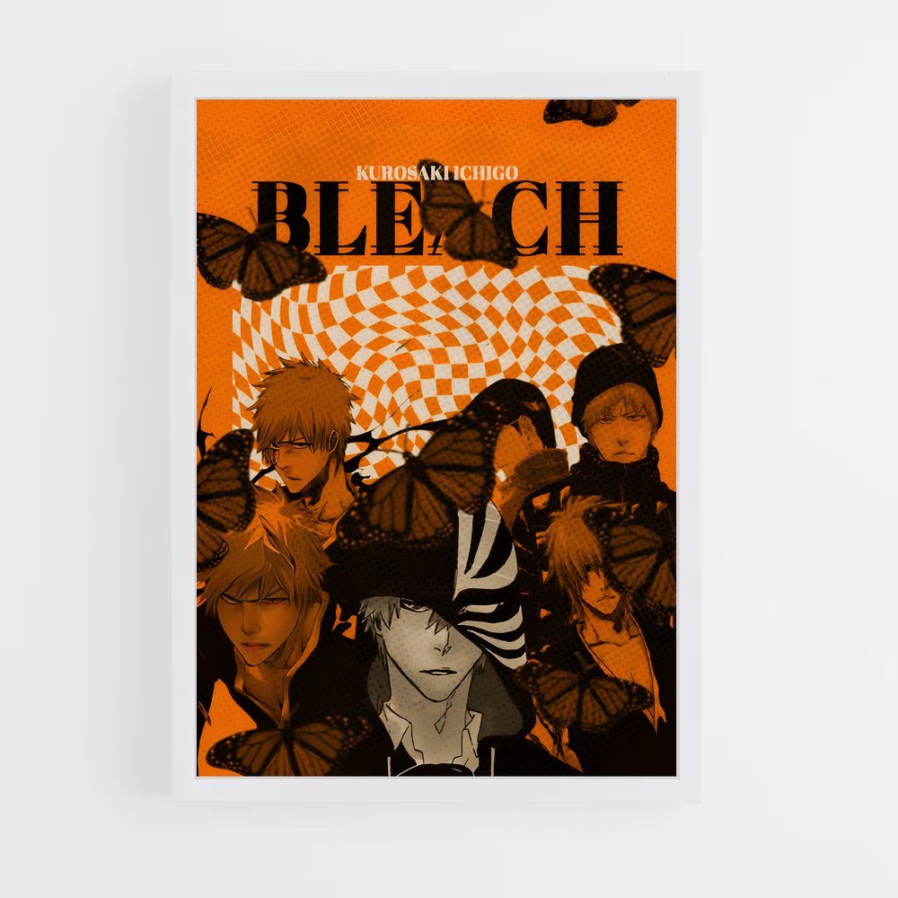 bleach-5 cadre Blanc