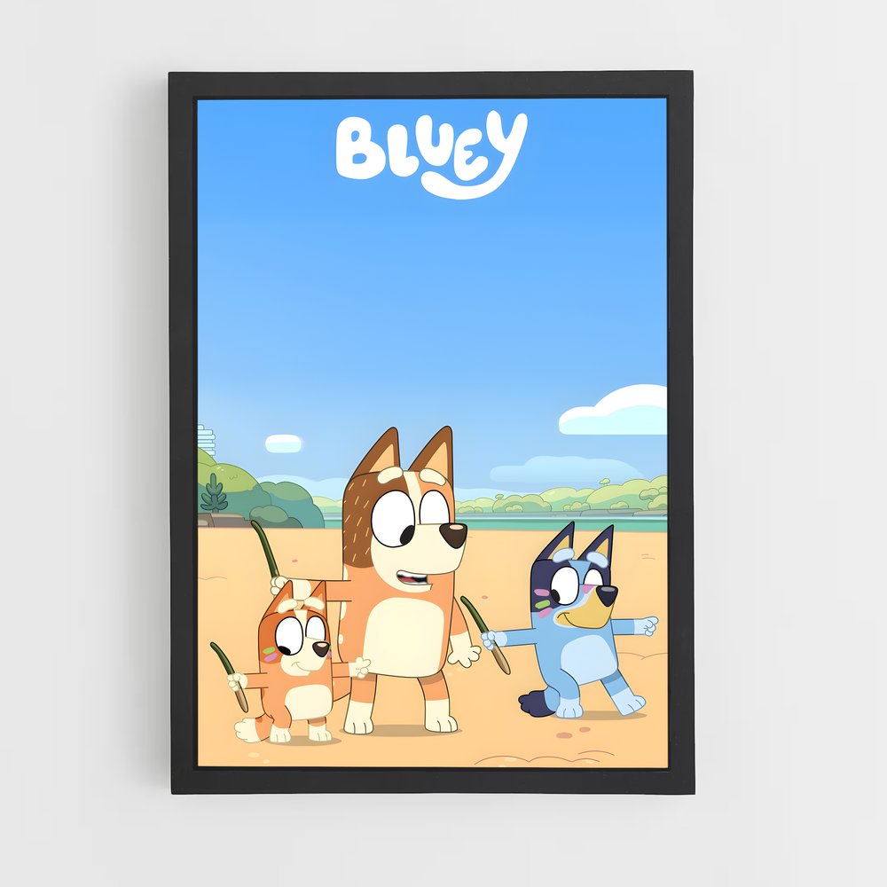 bluey-11 cadre Noir