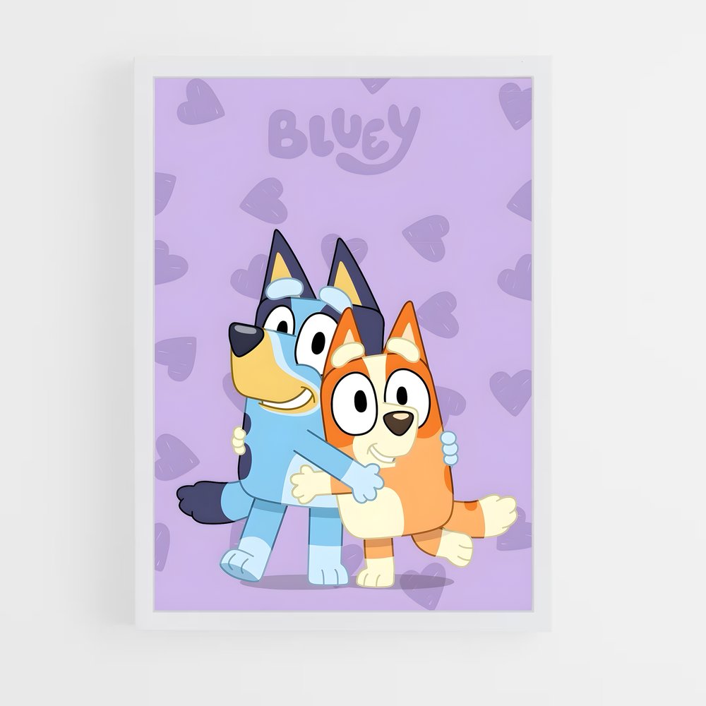 bluey-2 cadre Blanc