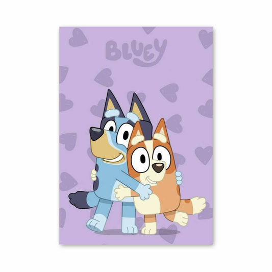 Poster Bluey Bingo Calin