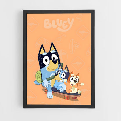 bluey-20 cadre Noir