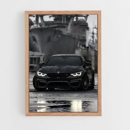 bmw-1 cadre Bois clair