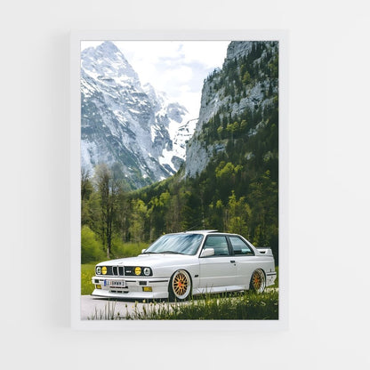 bmw-6 cadre Blanc