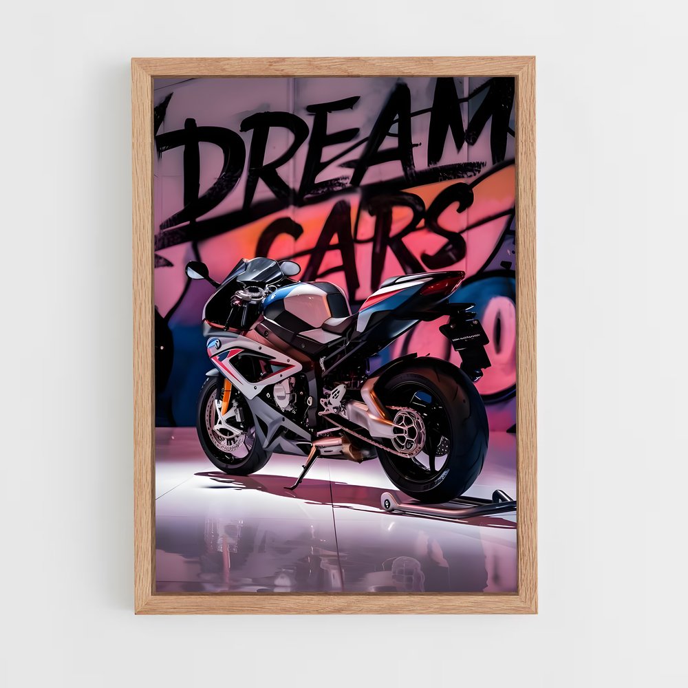 bmw-moto-1 cadre Bois clair