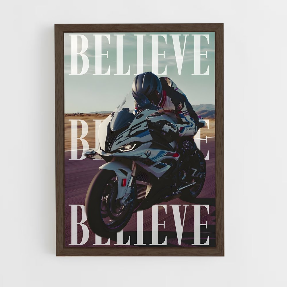 bmw-moto-2 cadre Bois foncé