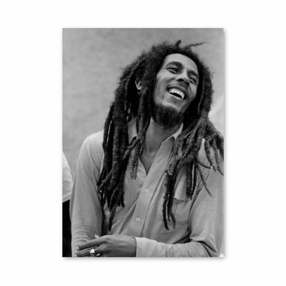 Poster Bob Marley che ride