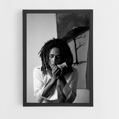 Poster Bob Marley fuma