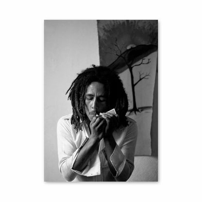 Poster Bob Marley fuma