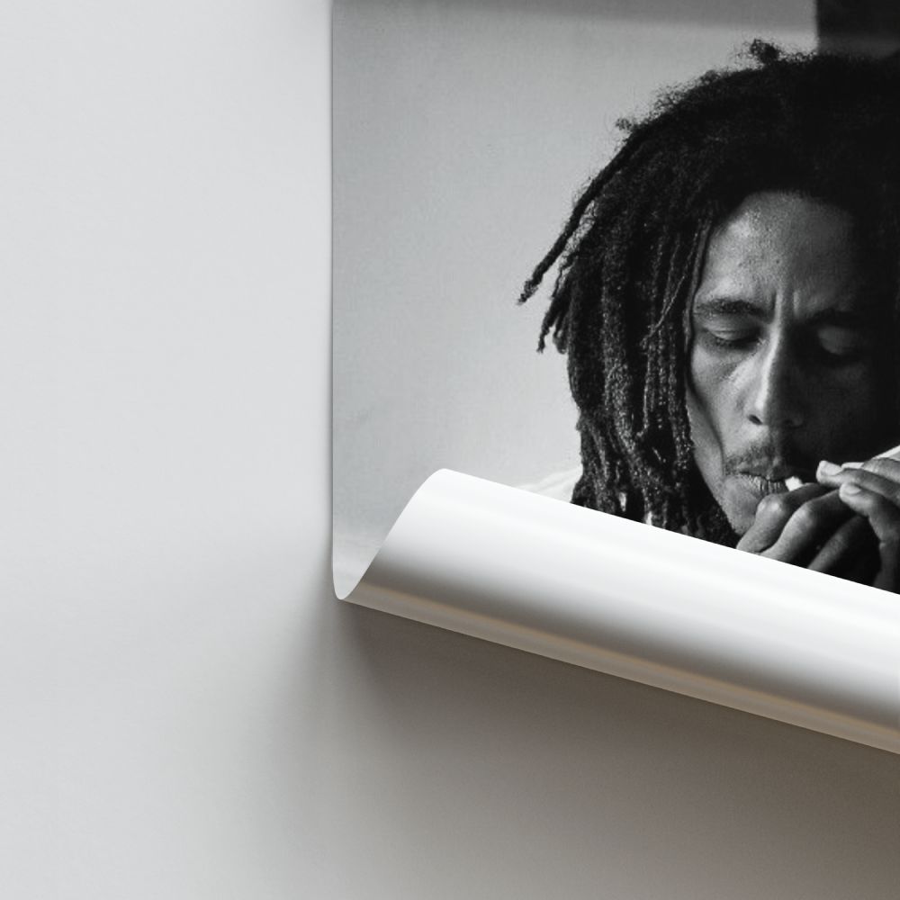 Poster Bob Marley fuma