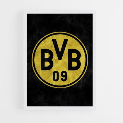 Poster con logo del Borussia Dortmund