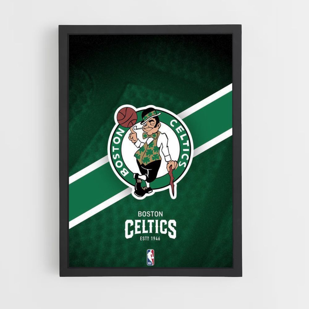 Poster Boston Celtics Verde