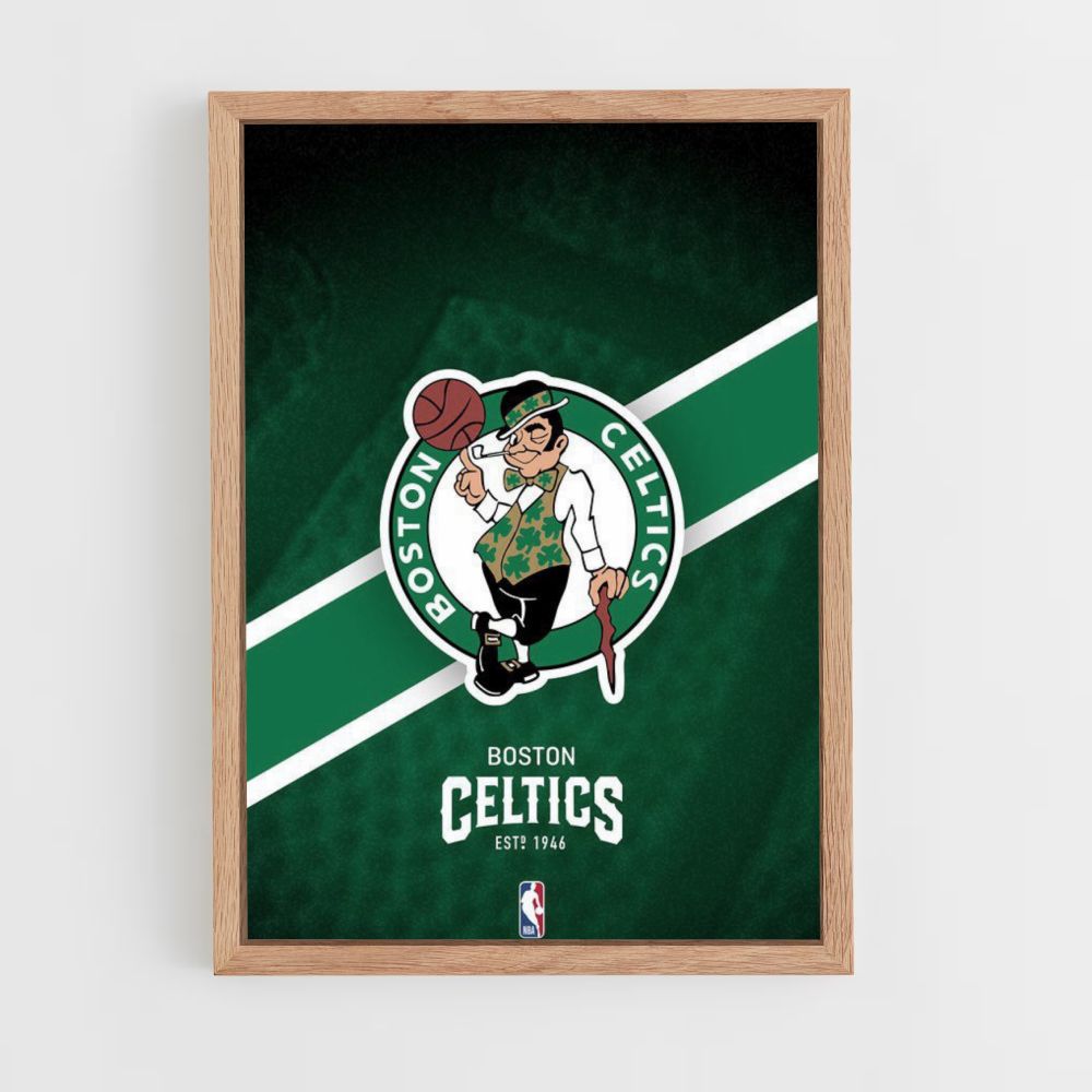 Poster Boston Celtics Verde