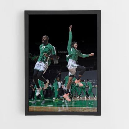 Poster di salto dei Boston Celtics