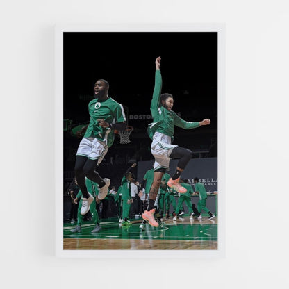 Poster di salto dei Boston Celtics