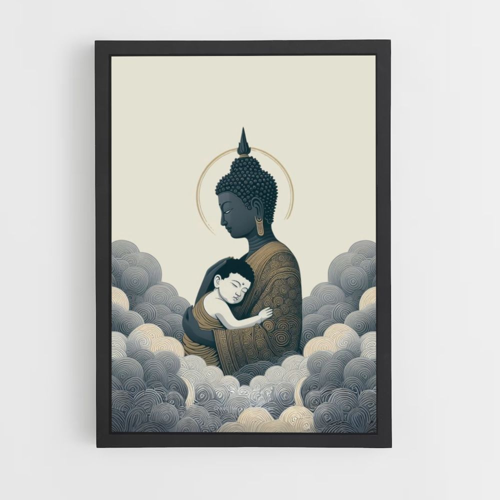 Poster di nuvole di Buddha