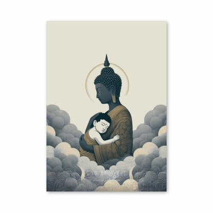 Poster di nuvole di Buddha